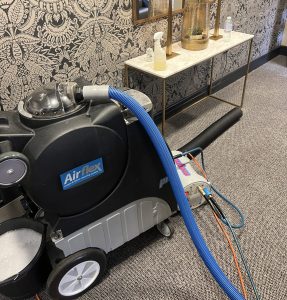 professional carpet cleaning machine high pressure extraction deep cleaning results