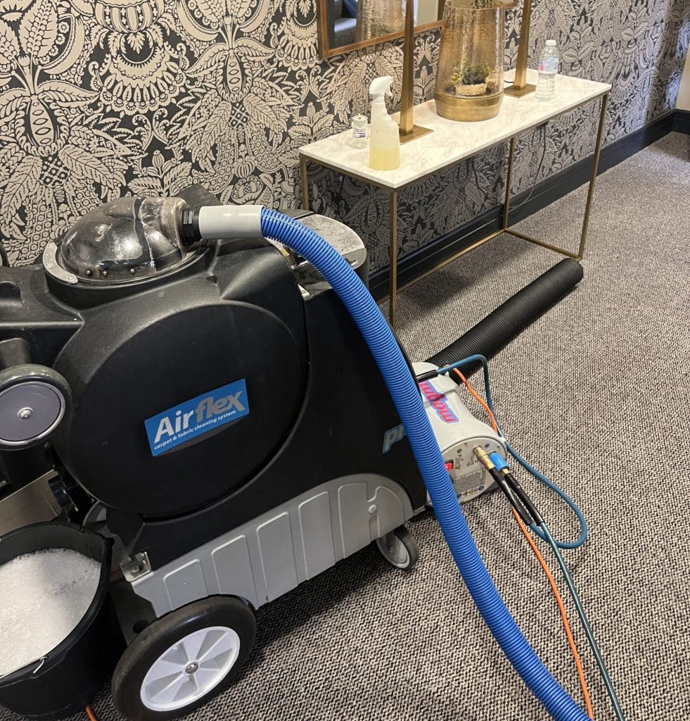 professional carpet cleaning machine high pressure extraction deep cleaning results