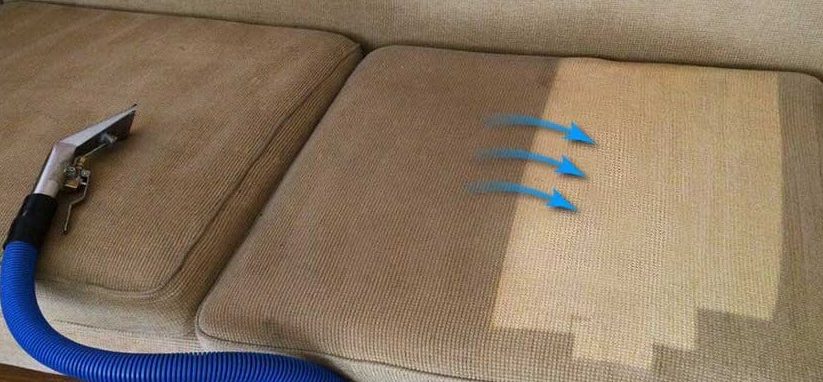 Upholstery Cleaning Sandwell 2 Technician carrying out upholstery cleaning in Sandwell using extraction machine