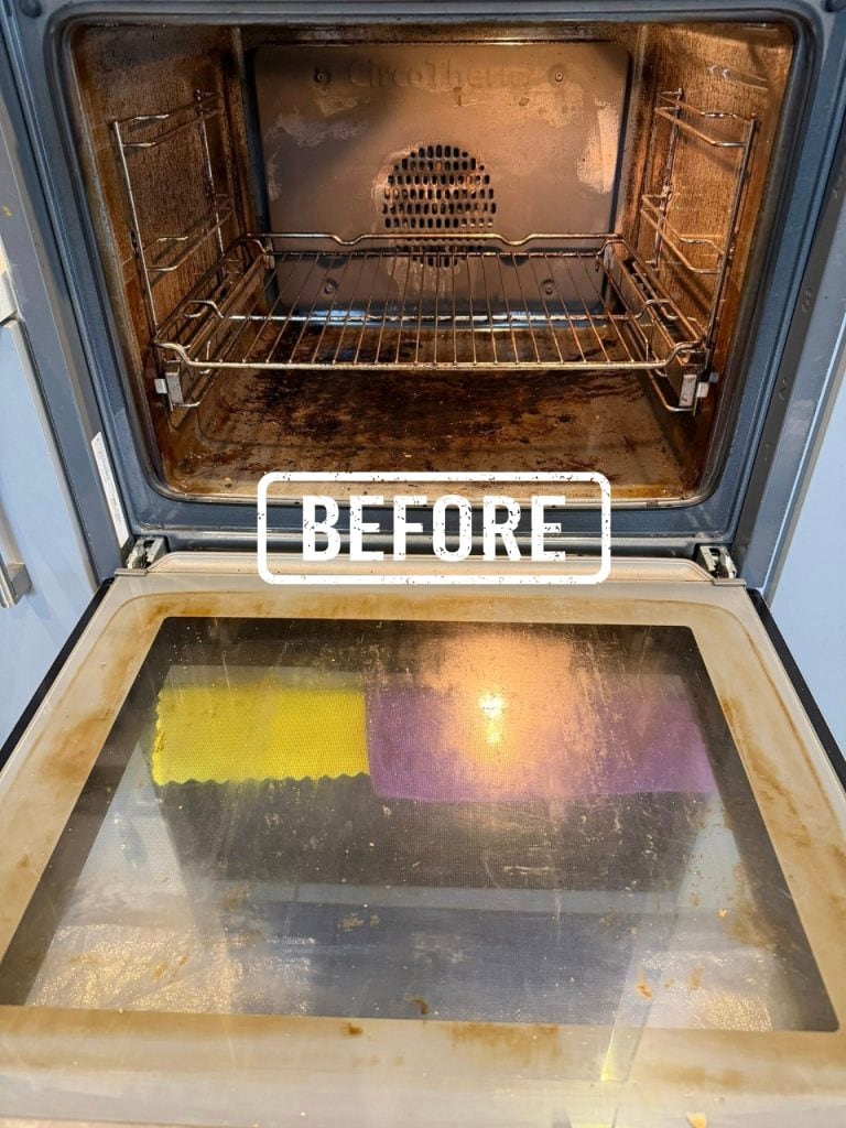 dirty oven before cleaning in Halesowen