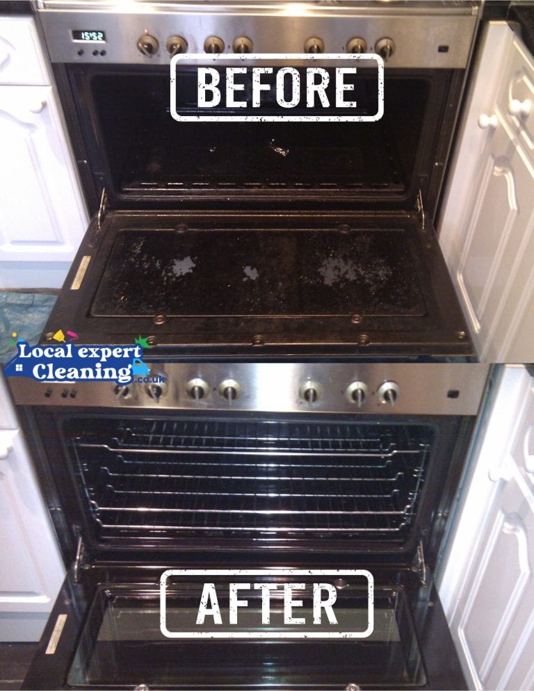 before and after oven cleaning result in Halesowen