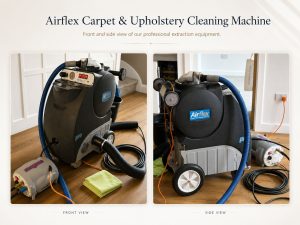 12 Tips To Remove Stains With Carpet Cleaners 5 Airflex 500 PSI carpet and upholstery cleaning machine with Magma inline heater used for professional extraction cleaning