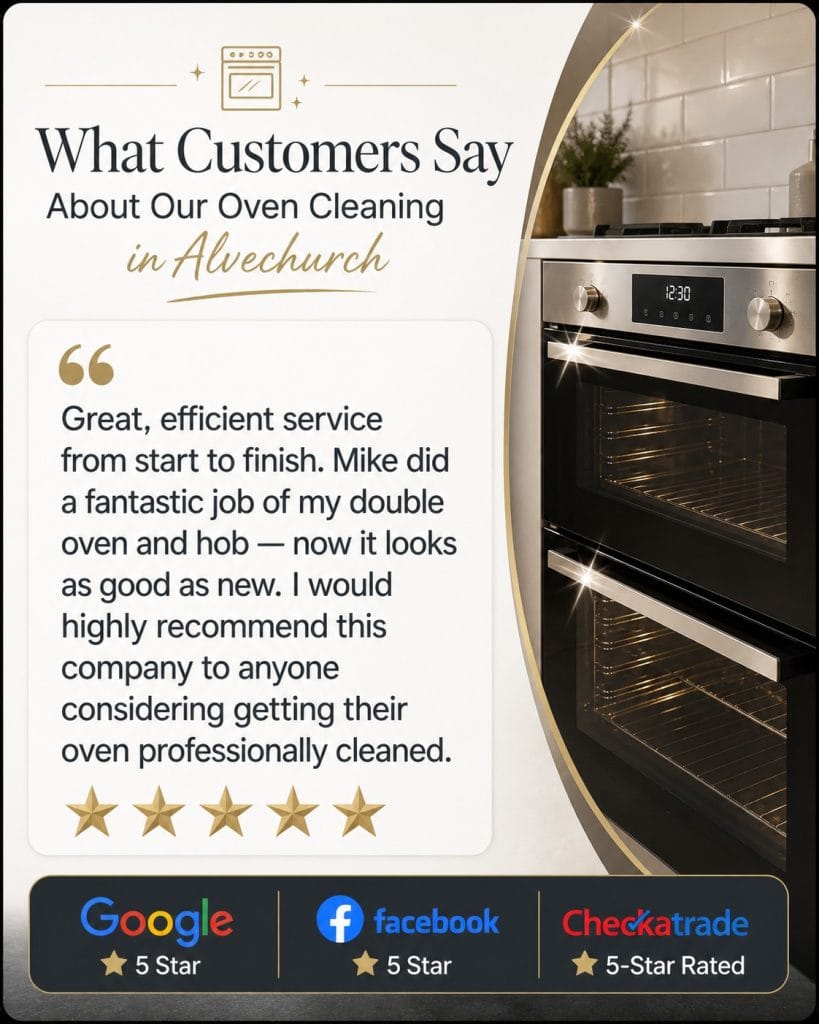 Customer reviews for oven cleaning in Alvechurch