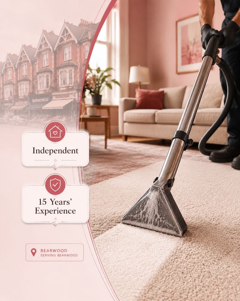 Professional carpet cleaning by Local Expert Cleaning in Bearwood