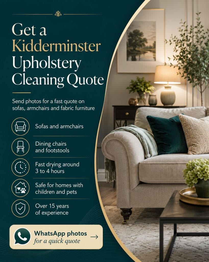 Upholstery Sofa Cleaning kidderminster 13 Get a Kidderminster upholstery cleaning quote for sofas armchairs dining chairs footstools fabric furniture stains smells and pet odours