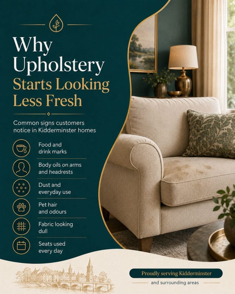 Upholstery Sofa Cleaning kidderminster 3 Sofa stains smells and fabric wear in Kidderminster before professional upholstery cleaning