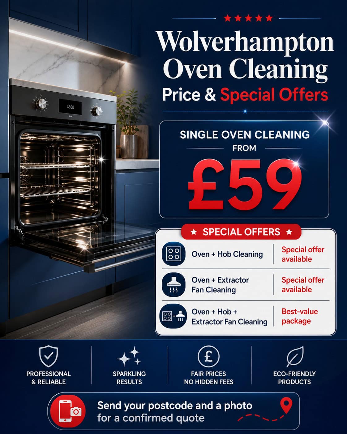 Oven Cleaning Wolverhampton 23 Wolverhampton oven cleaning price and special offers from Local Expert Cleaning