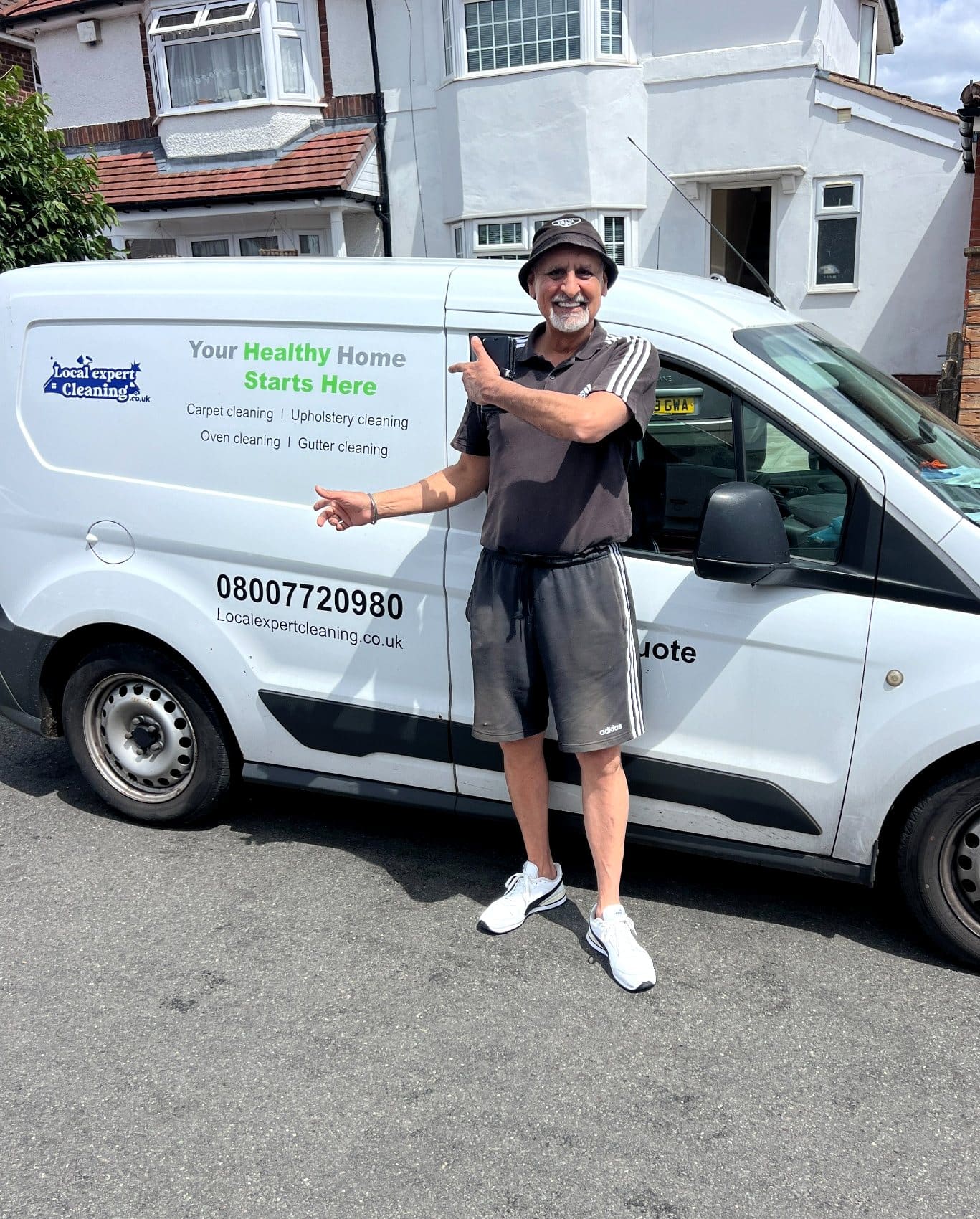 Satnam after bedroom carpet cleaning in West Bromwich by Local Expert Cleaning