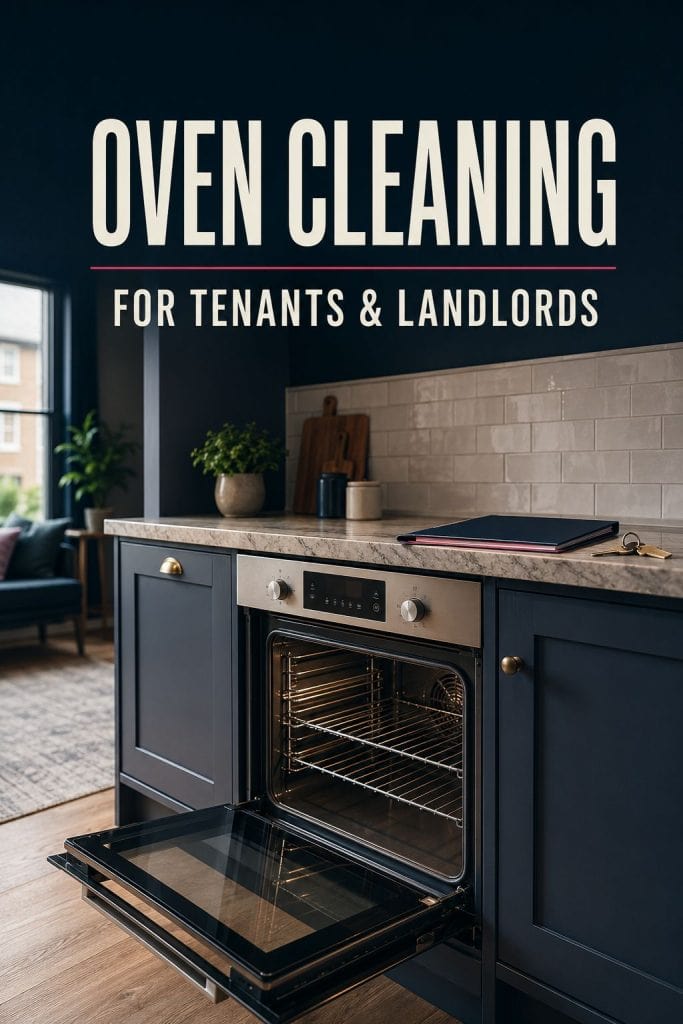 Clean oven in a UK rental property ready for tenants and landlords