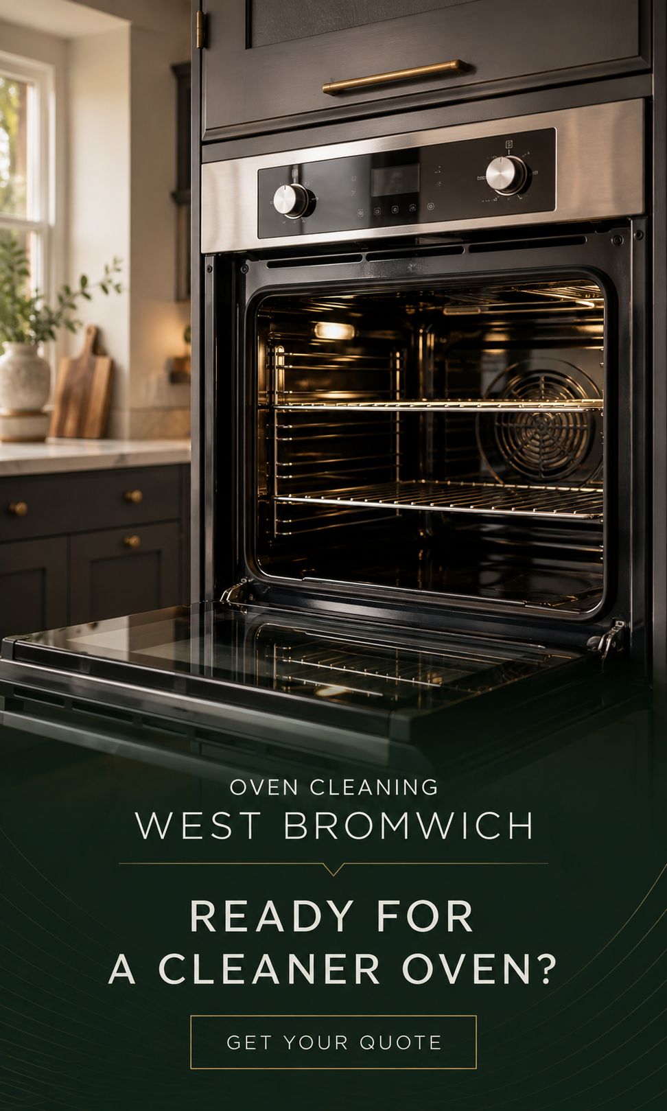Clean built-in oven for oven cleaning in West Bromwich